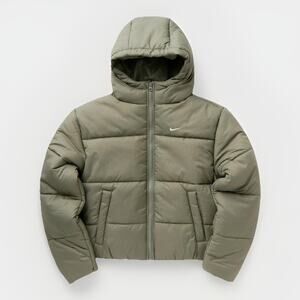 NWOT Nike Metro Puffer Therma-FIT Loose Hooded Jacket Sage Green Women
 XL